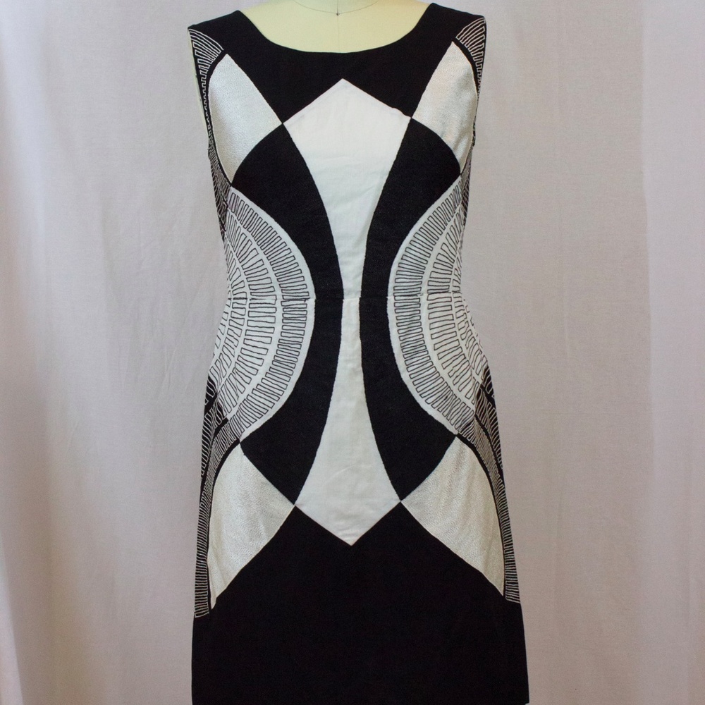 Rahul Mishra Embroidered Sheath Dress